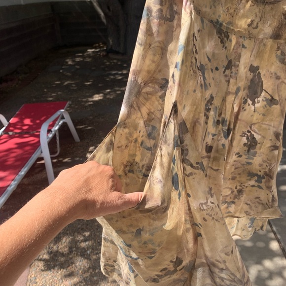 Staples sheer dress high low flowy size S - Picture 6 of 14